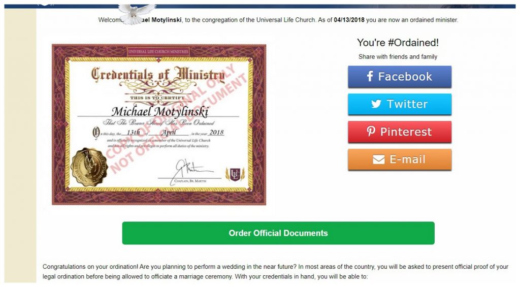 5 Best Places To Get Ordained Online In 2020 Legally